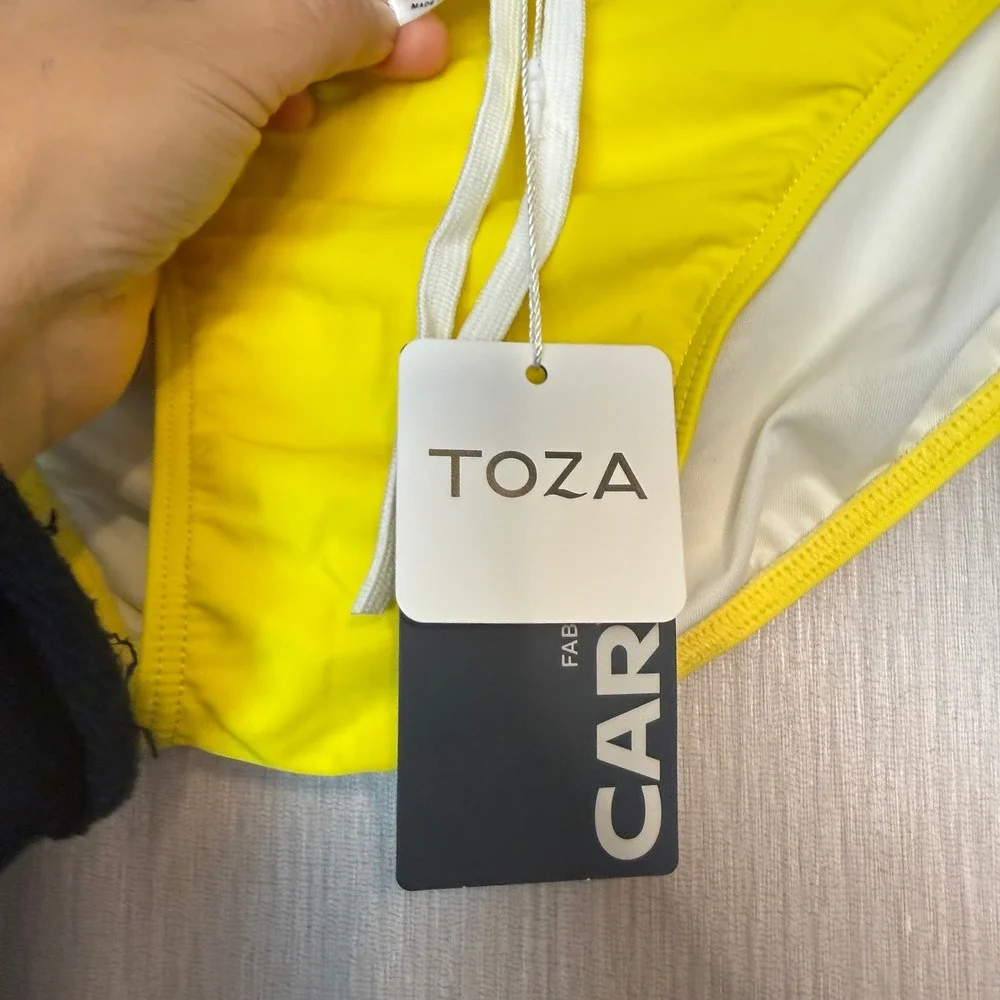 Toza Solar Yellow Men's Swim Brief Size XL